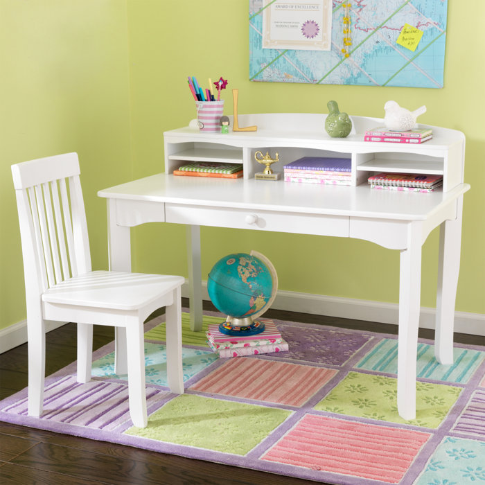 KidKraft Avalon KidKraftDesk with Hutch and Chair Set & Reviews Wayfair